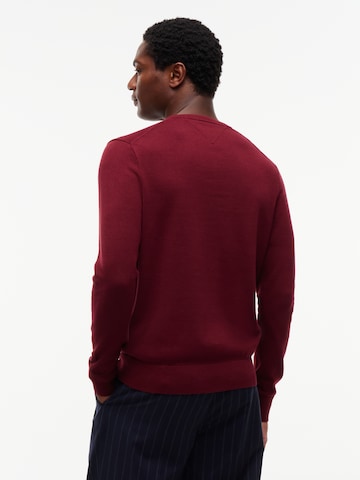 TOMMY HILFIGER Πουλόβερ 'Essential' σε κόκκινο