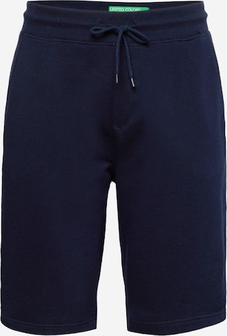 regular Pantaloni di UNITED COLORS OF BENETTON in blu: frontale