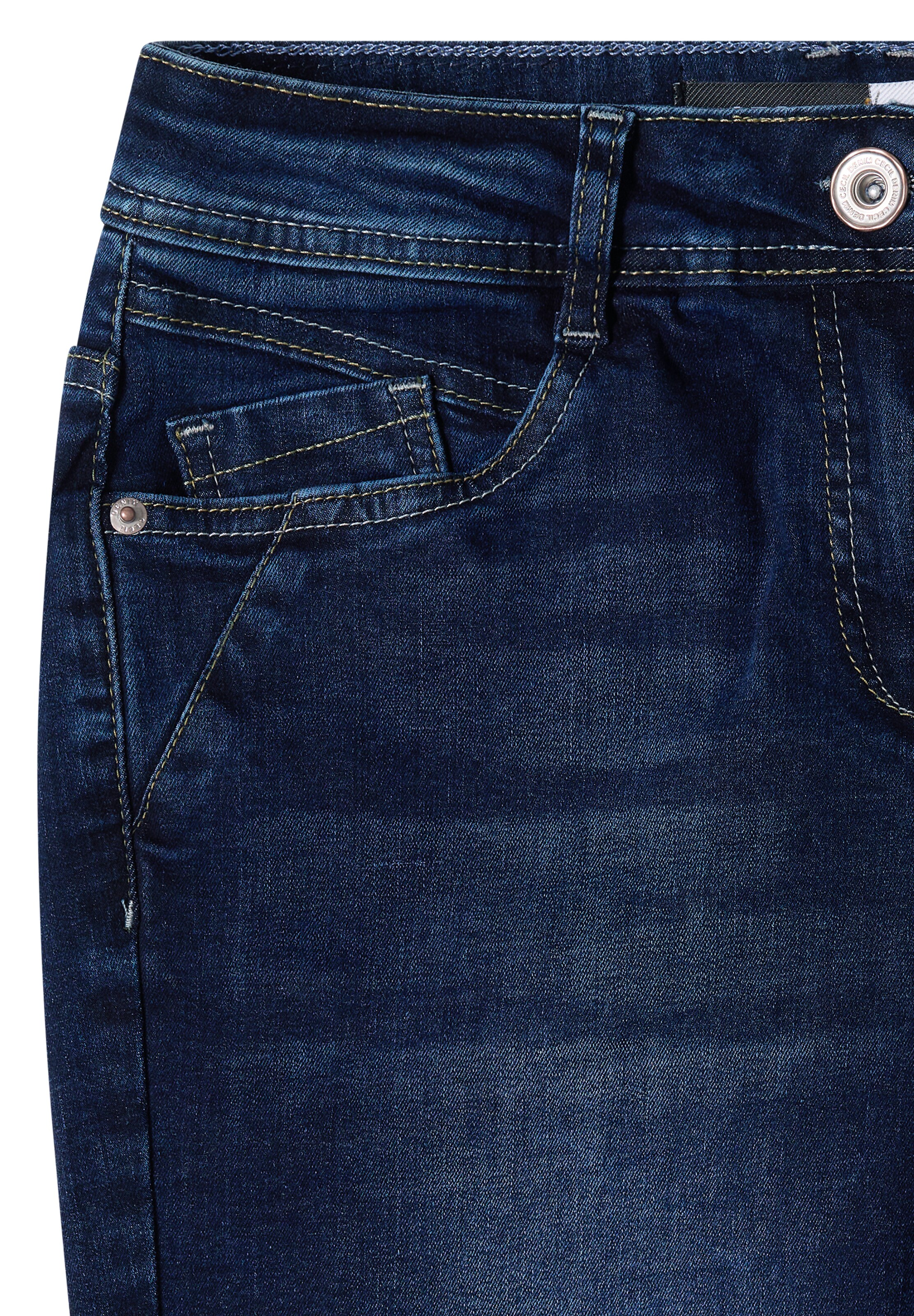 CECIL Regular Jeans in Blau