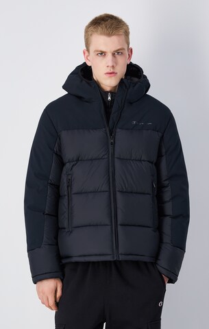 Champion Authentic Athletic Apparel Jacke in Schwarz