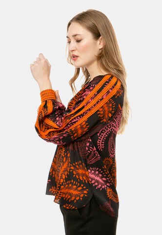 IVI collection Druckbluse 'Wild Herbs' in Orange