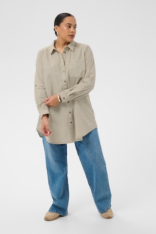 KAFFE CURVE Blouse 'KCNana' in Beige