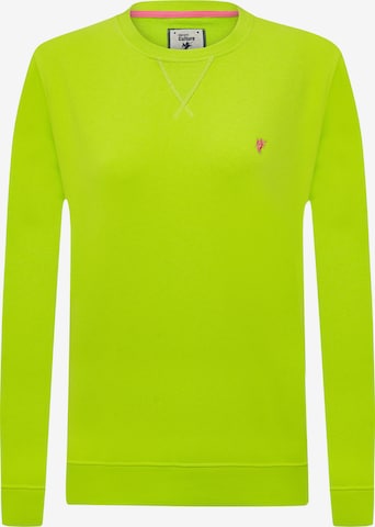 DENIM CULTURE Sweatshirt 'Wendy' in Groen: voorkant