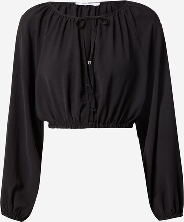 ABOUT YOU Blouse 'Valentina' in Zwart: voorkant