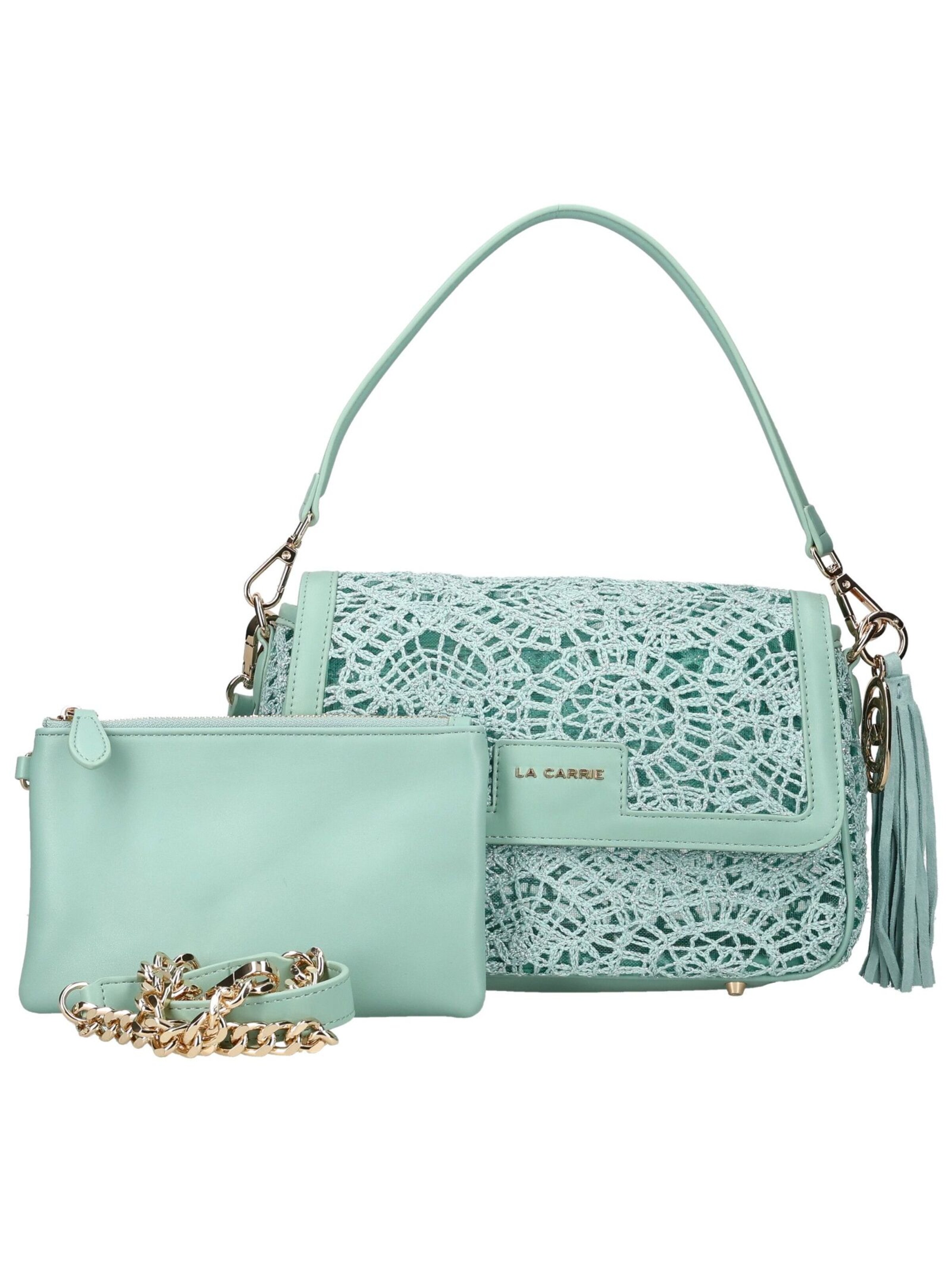 La Carrie Handtas in Blauw: voorkant