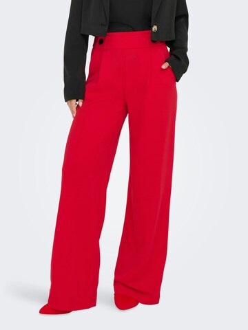 Jaqueline de Yong Baggy Broek 'Geggo' in Rood: voorkant