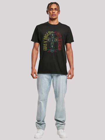 T-Shirt 'Guns N' Roses Skull Rock Band Merch' F4NT4STIC en noir