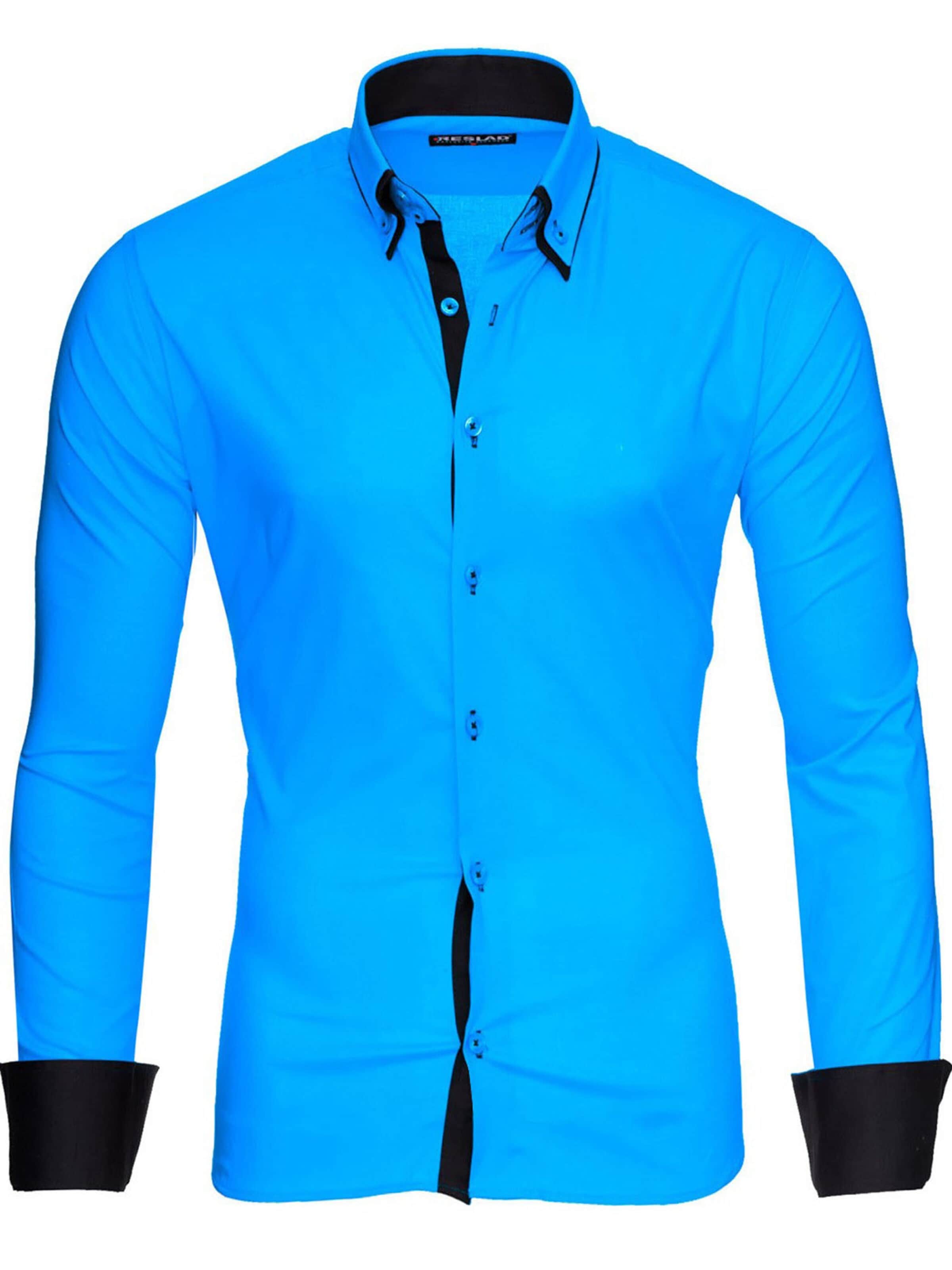 Reslad Button Up Shirt 'RS7050' in Blue: front