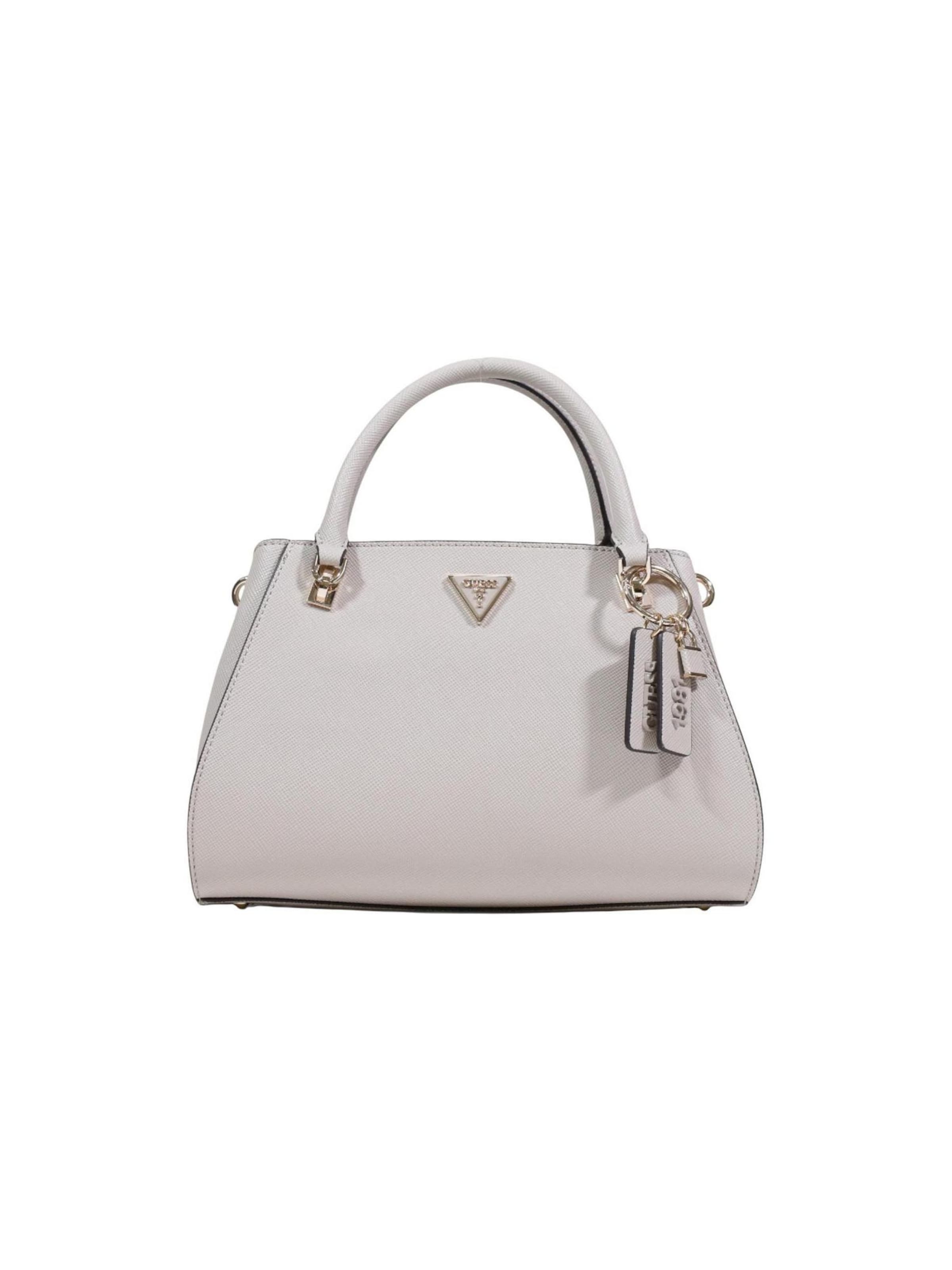 Borsa a mano 'NOELLE II LUXURY SATCHEL HWZG96 72070' di GUESS in grigio: frontale