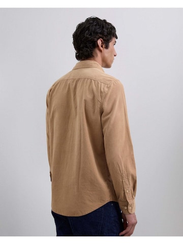 Scalpers Средняя посадка Рубашка 'Saint Corduroy' в Бежевый