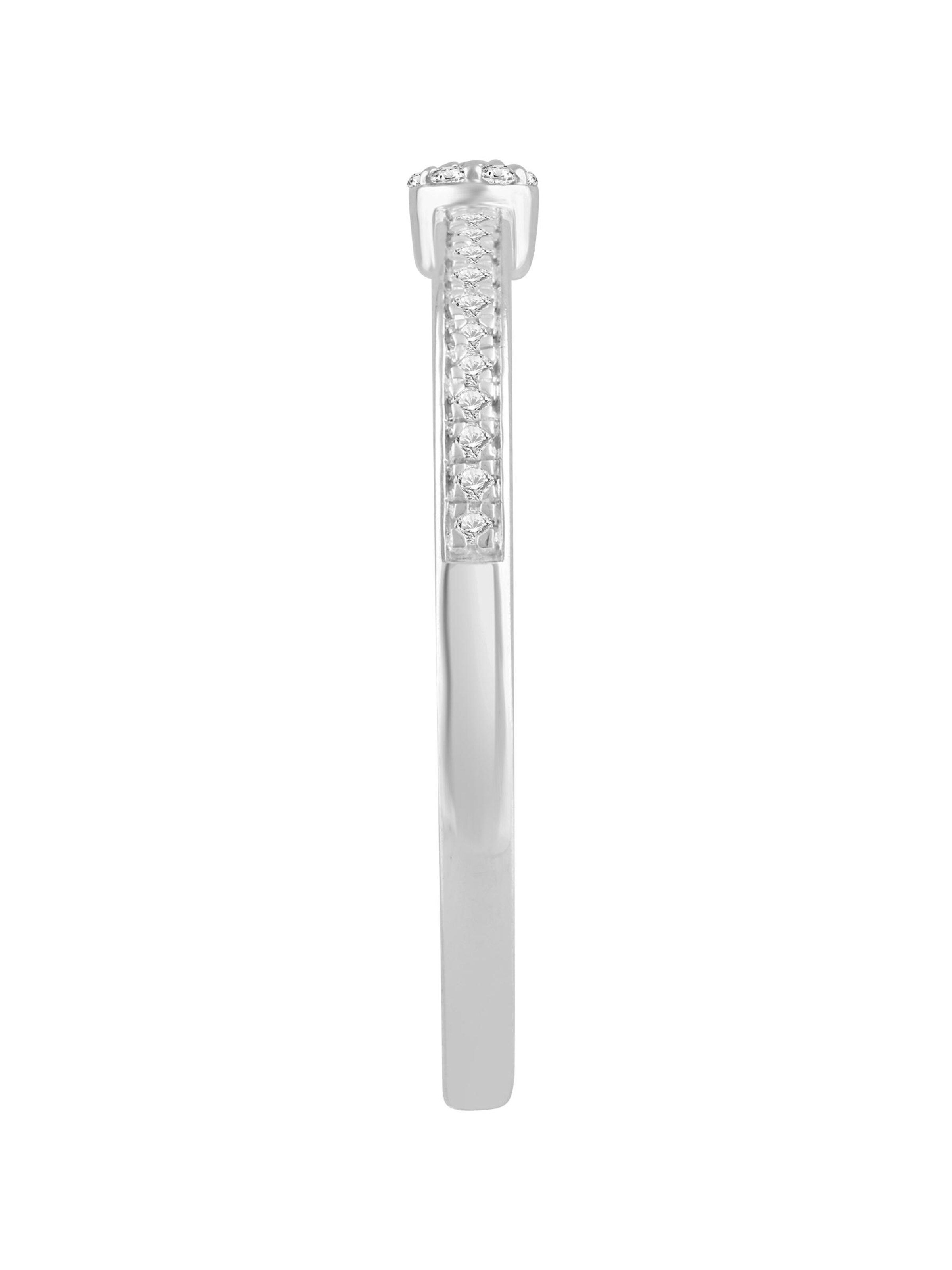 Diamant Exquis Ring‌‌‌‌‌‌‌‌ in Silber