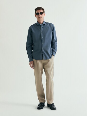 Scalpers Regular fit Риза в сиво: отпред