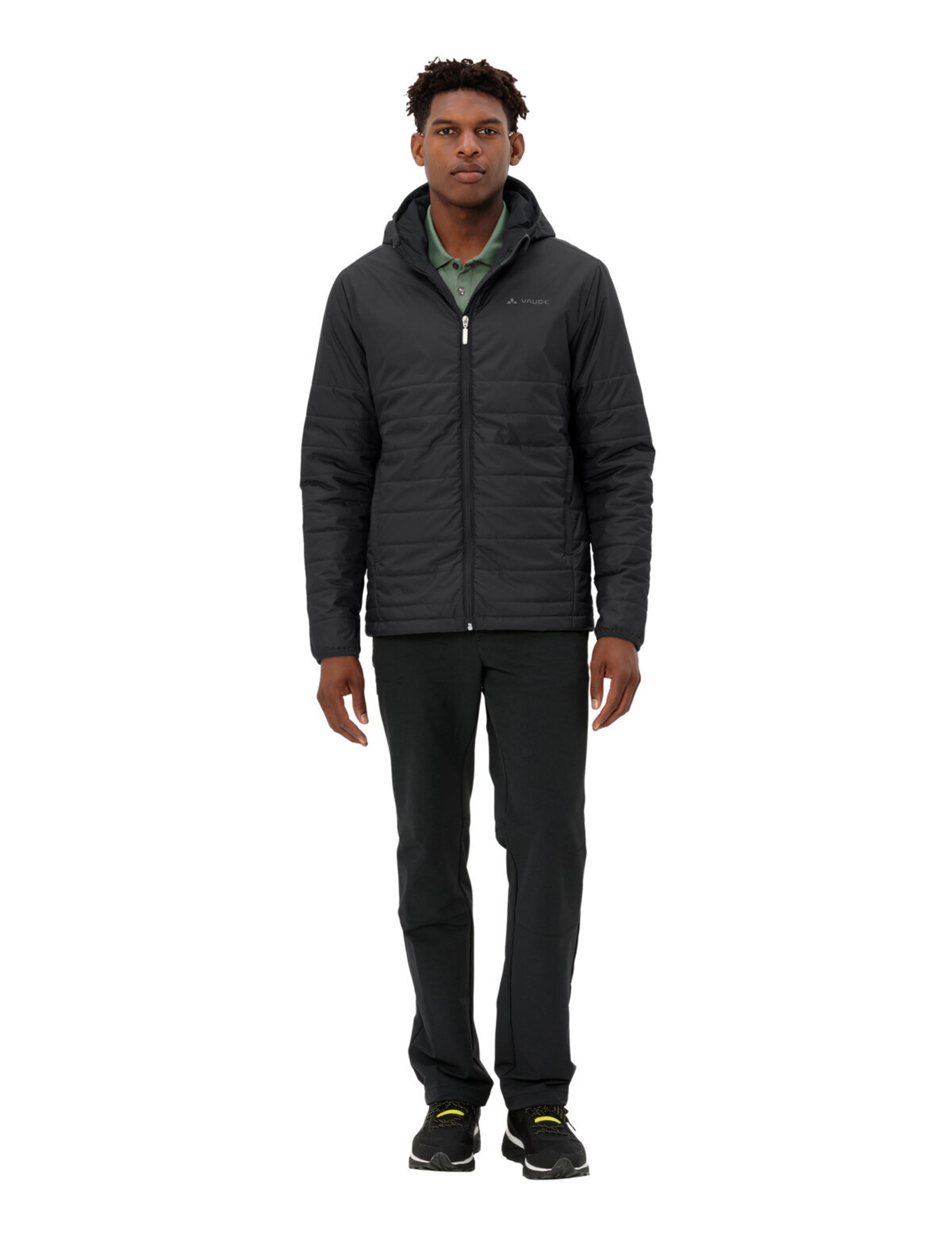 VAUDE Tesino Hooded Jacket in Schwarz