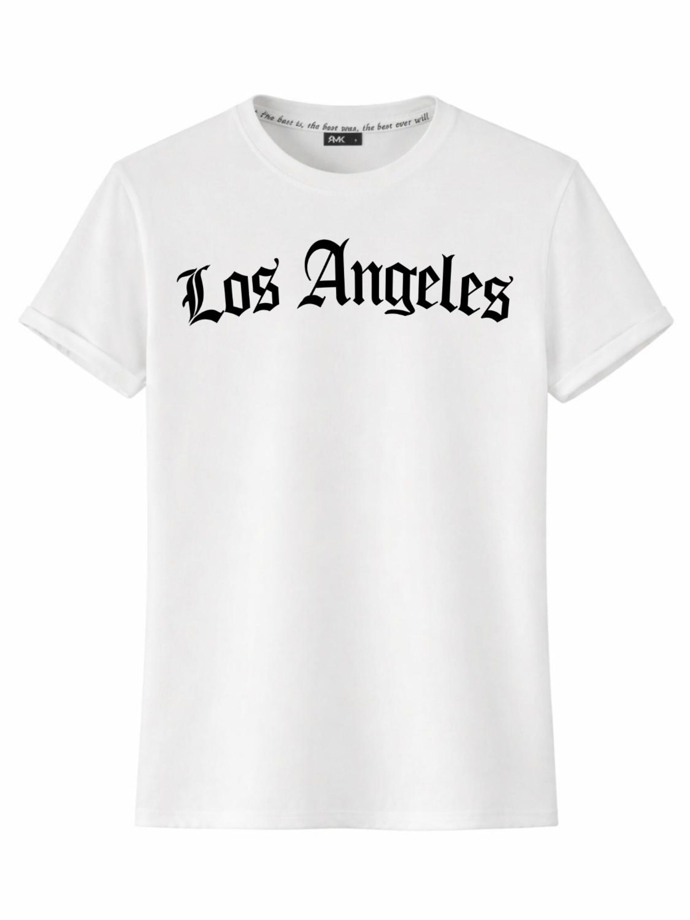 RMK Shirt 'Los Angeles LA' in White: front