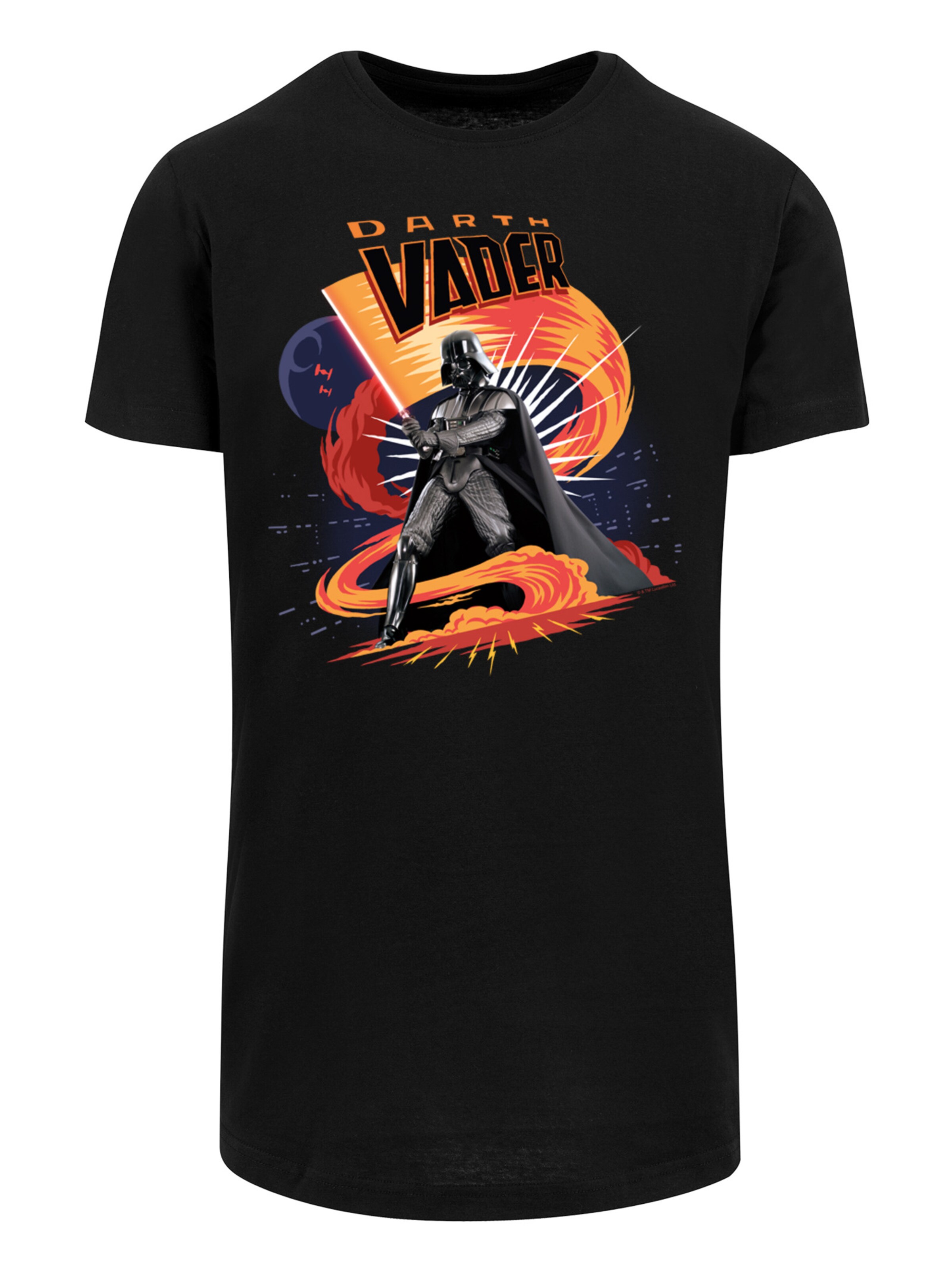 F4NT4STIC Shirt in Zwart: voorkant