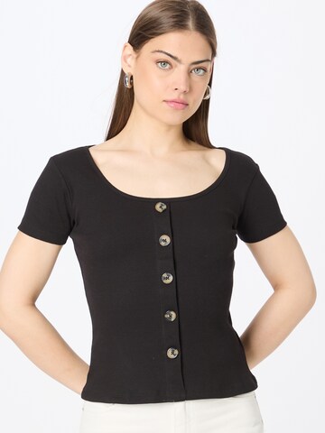 T-shirt 'Samma' Hailys en noir : devant