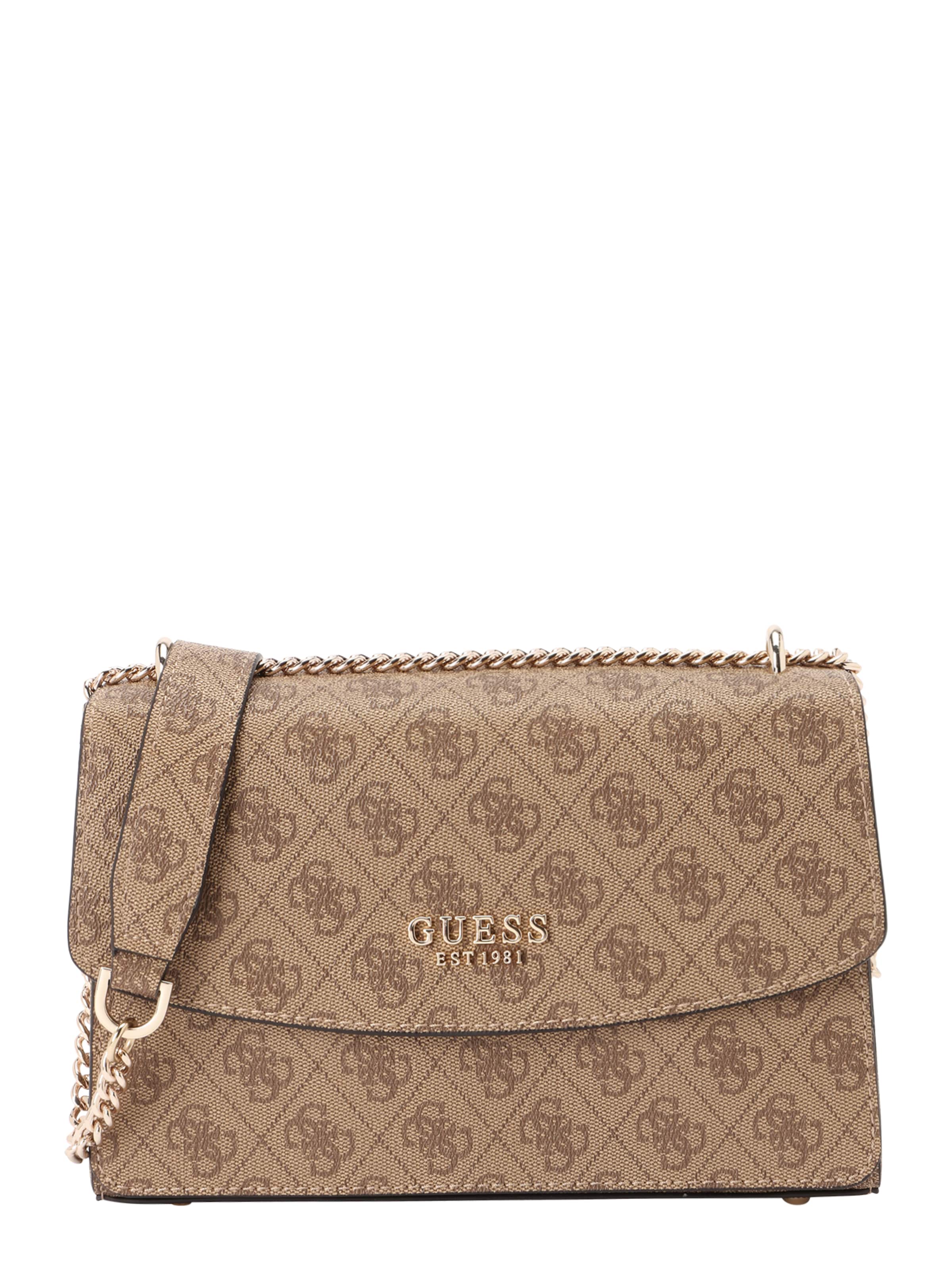 GUESS Τσάντα ώμου 'CALISTA CONVERTIBLE XBODY FLAP' σε καφέ: μπροστά