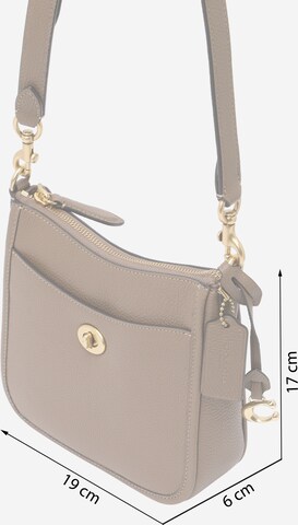 COACH - Mala de ombro 'Chaise' em castanho