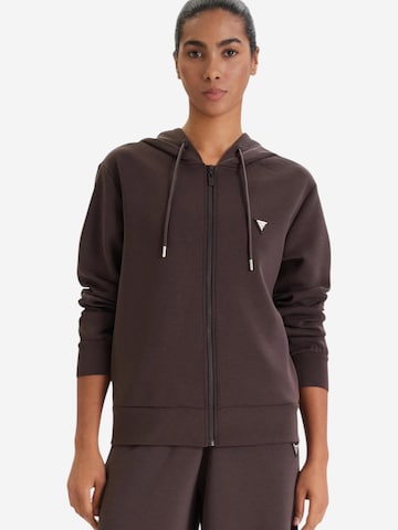 GUESS Sweat jacket in Brown