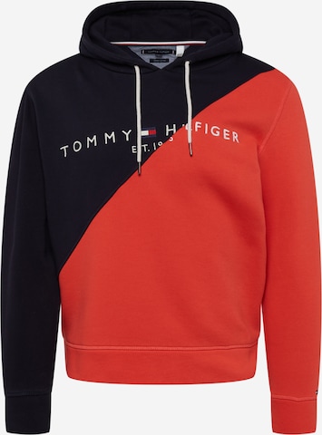 Tommy Jeans Sweatshirt in Blauw: voorkant