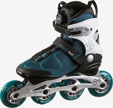 Rollers et patins à roulettes K2 en bleu : devant