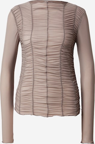 T-shirt 'NMJUDITH' Noisy may en gris : devant