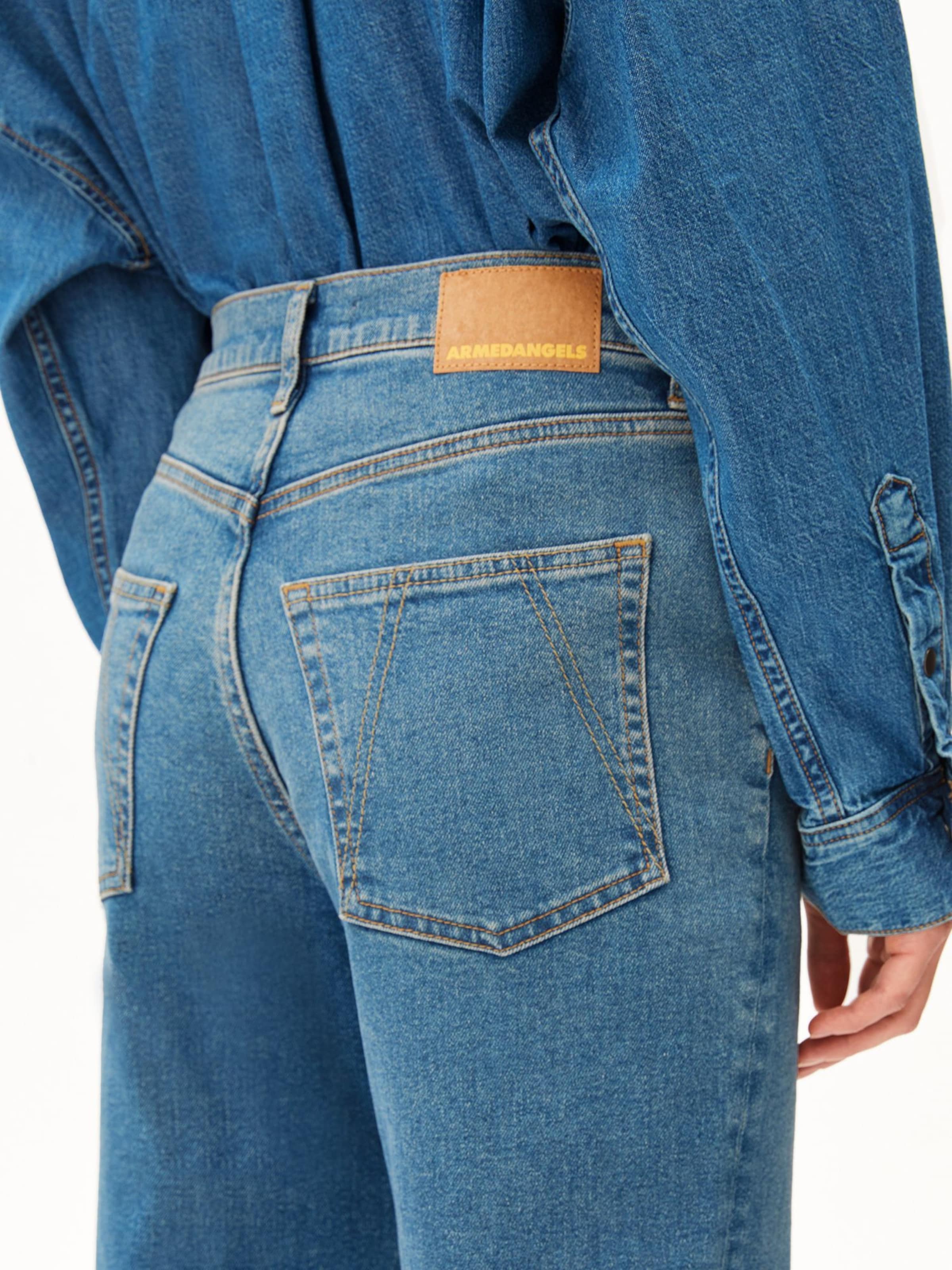 ARMEDANGELS Loosefit Jeans in Blauw: terug