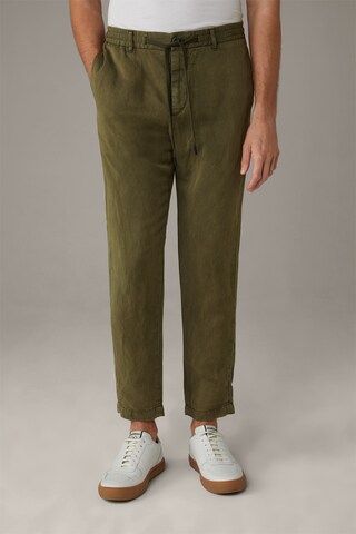 STRELLSON Slimfit Broek ' Saturn ' in Groen: voorkant