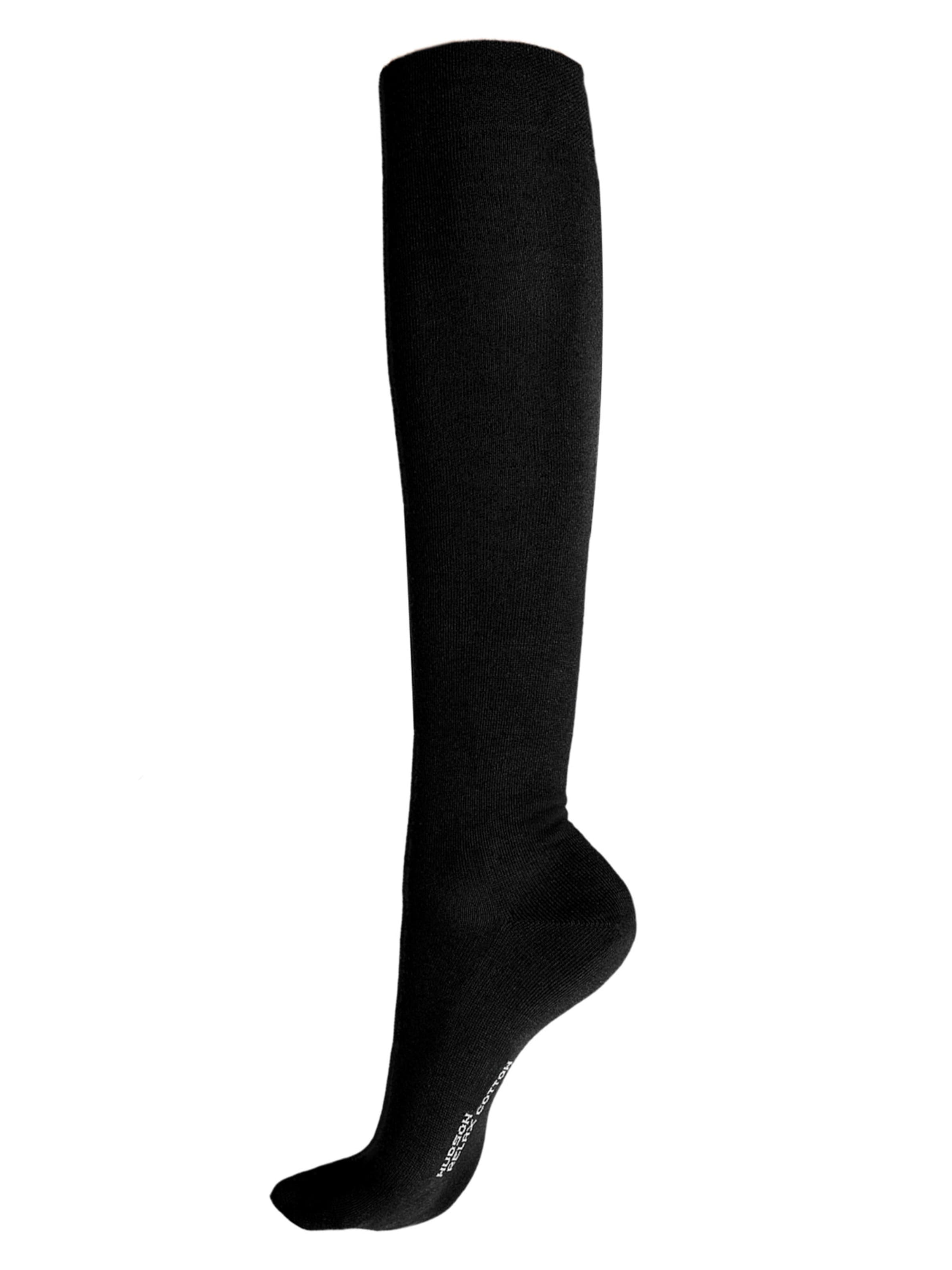 Gambaletto 'Relax Cotton' di Hudson in nero: frontale