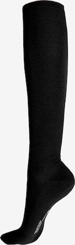 Gambaletto 'Relax Cotton' di Hudson in nero: frontale
