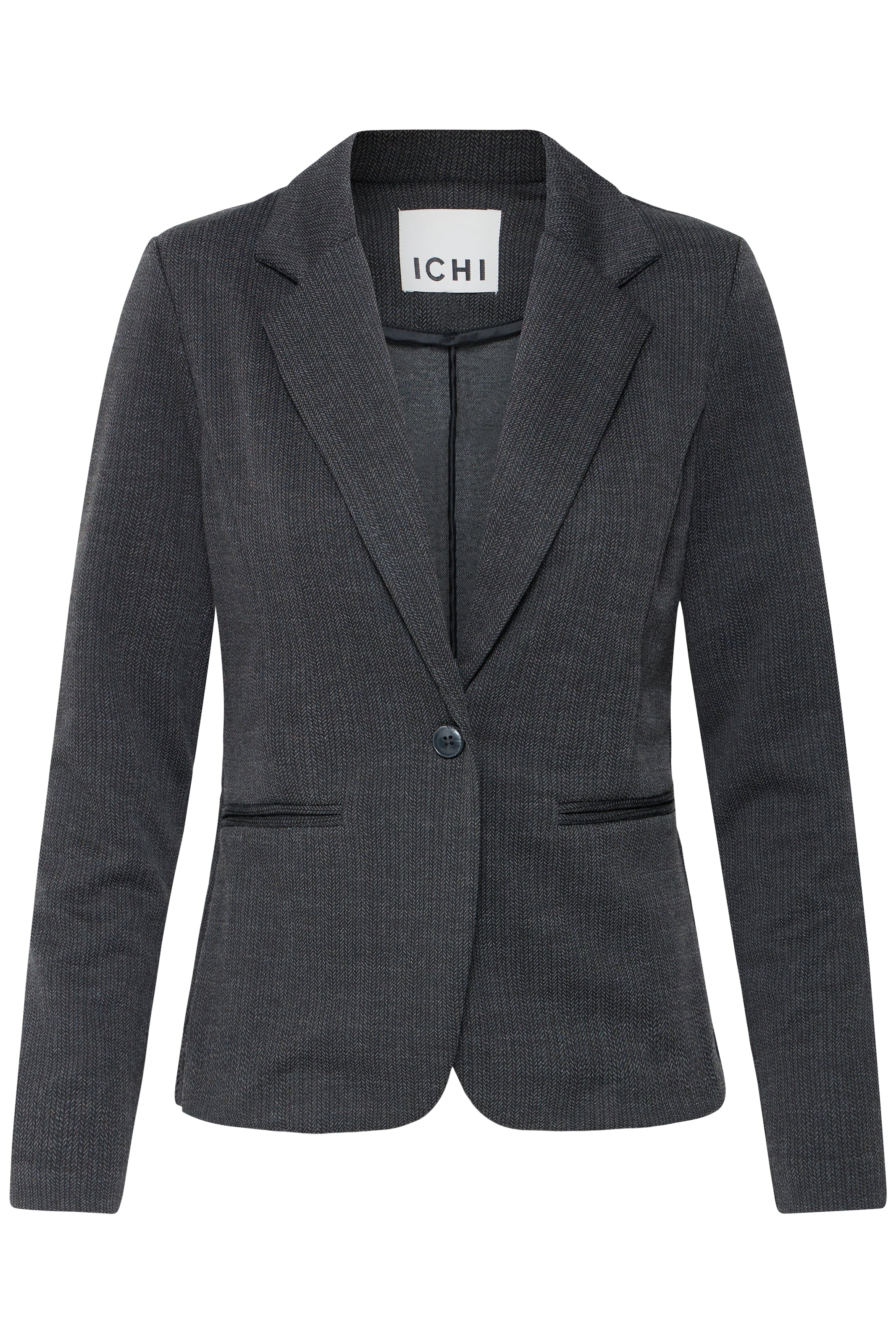 Blazer 'IHKATE' di ICHI in grigio: frontale