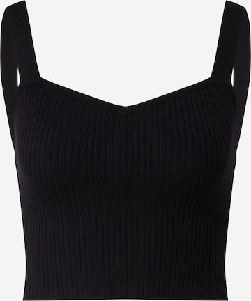 EDITED Knitted top 'Hana' in Black: front