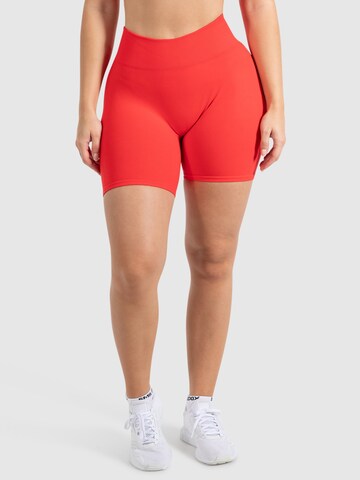 Smilodox Skinny Leggings 'Cetrina' in Rood: voorkant