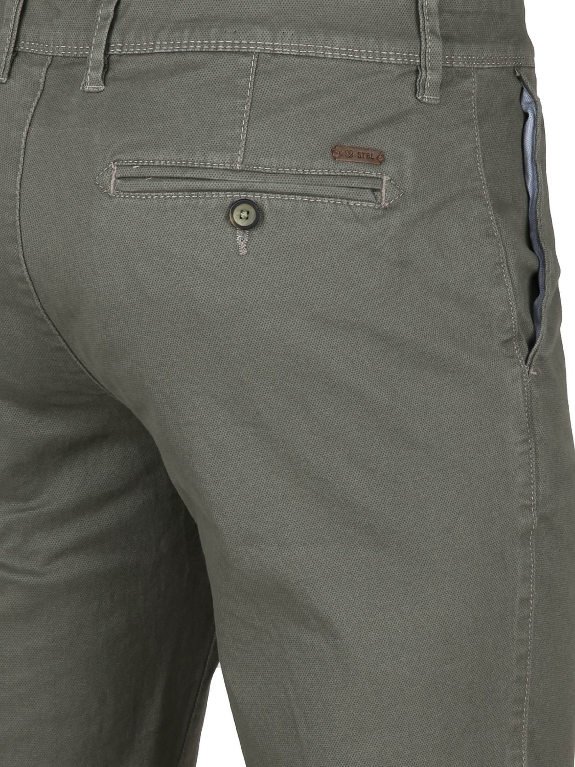 Coupe slim Pantalon chino 'Sartre' Suitable en vert