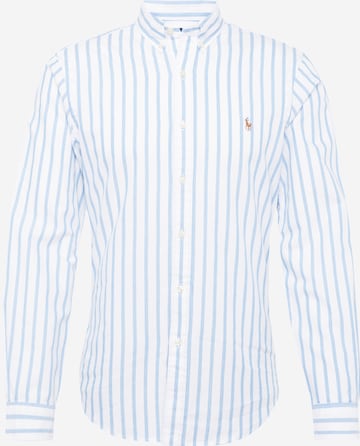 Polo Ralph Lauren Slim fit Button Up Shirt in Blue: front