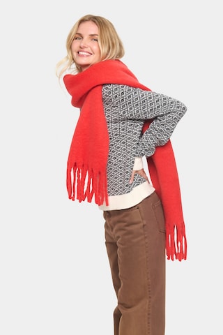 SAINT TROPEZ Scarf 'AlbertiSZ' in Red
