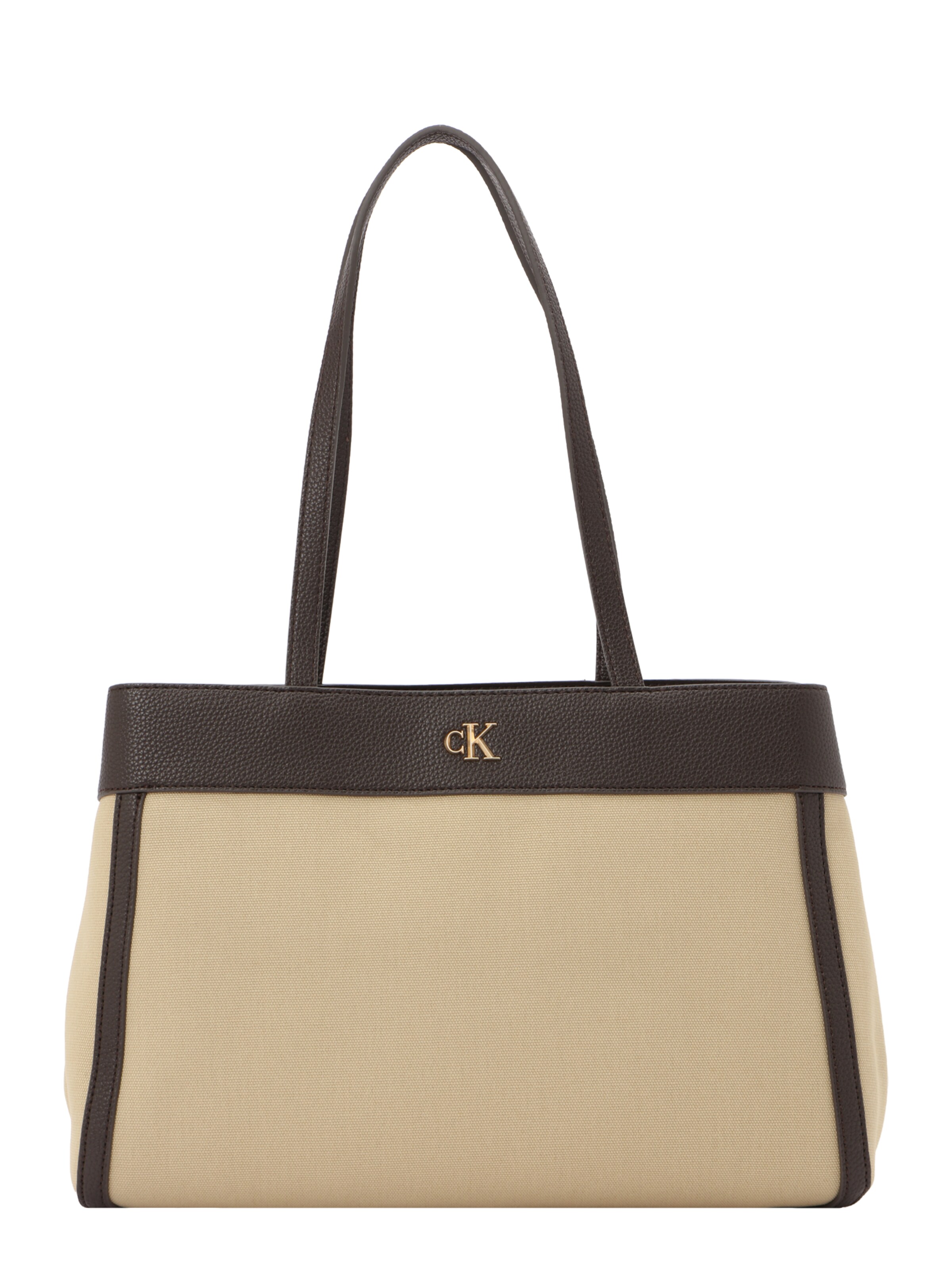 Calvin Klein Τσάντα ώμου σε μπεζ: μπροστά