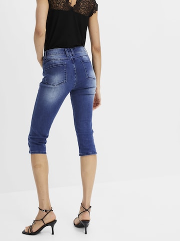 bonprix Skinny Jeans in Blauw