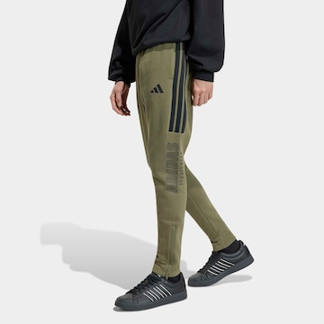 ADIDAS SPORTSWEAR Tapered Workout Pants in Green
