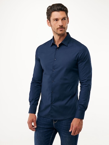 MEXX Regular Fit Skjorte 'Aneto' i blå: forside