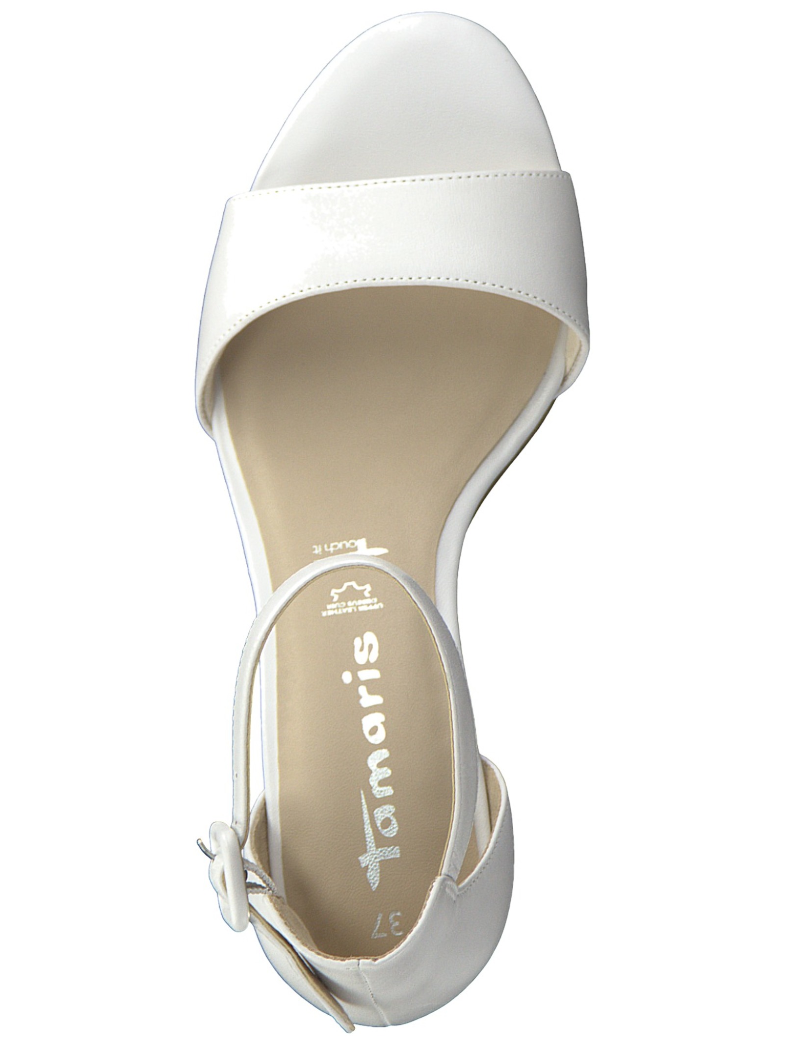 TAMARIS Sandale in Weiß 