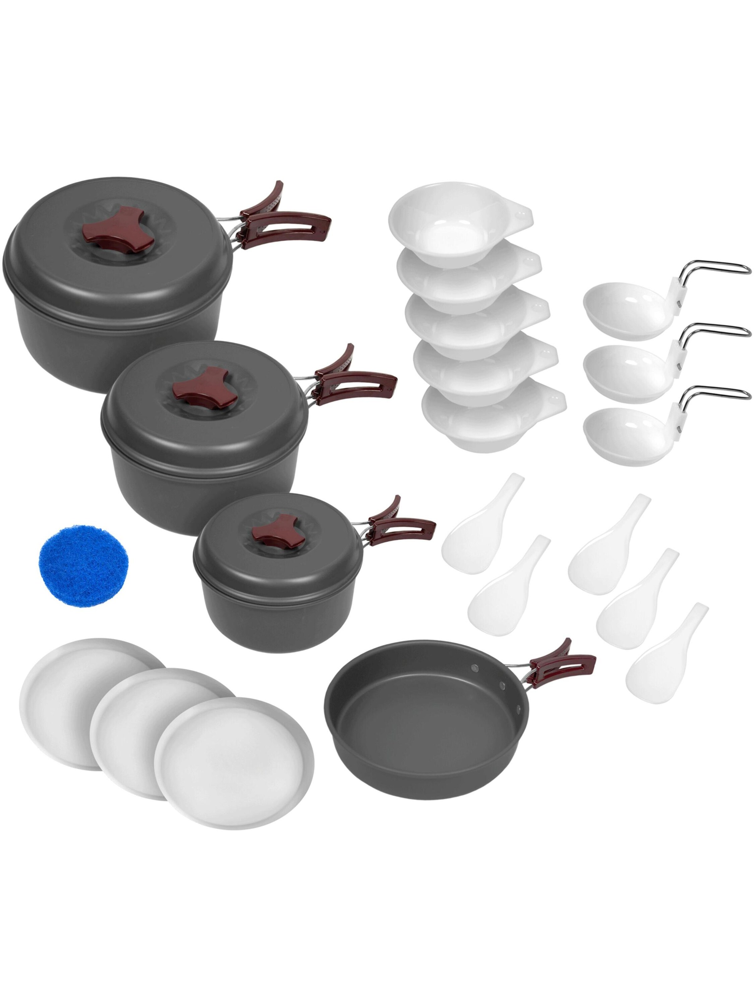 Service de vaisselle normani en gris : devant