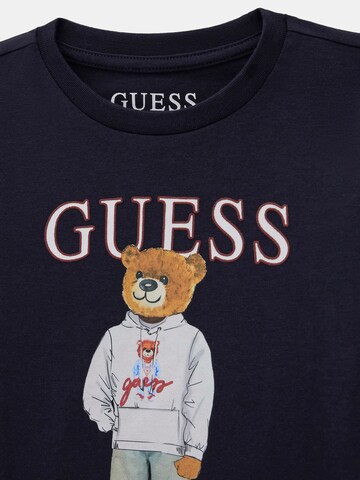 GUESS Regular Fit T-Shirt in Blau