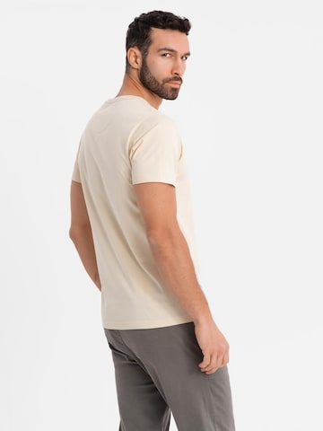 Ombre Shirt in Beige