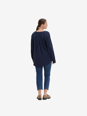 Tom Tailor Women + Blouse in Blue