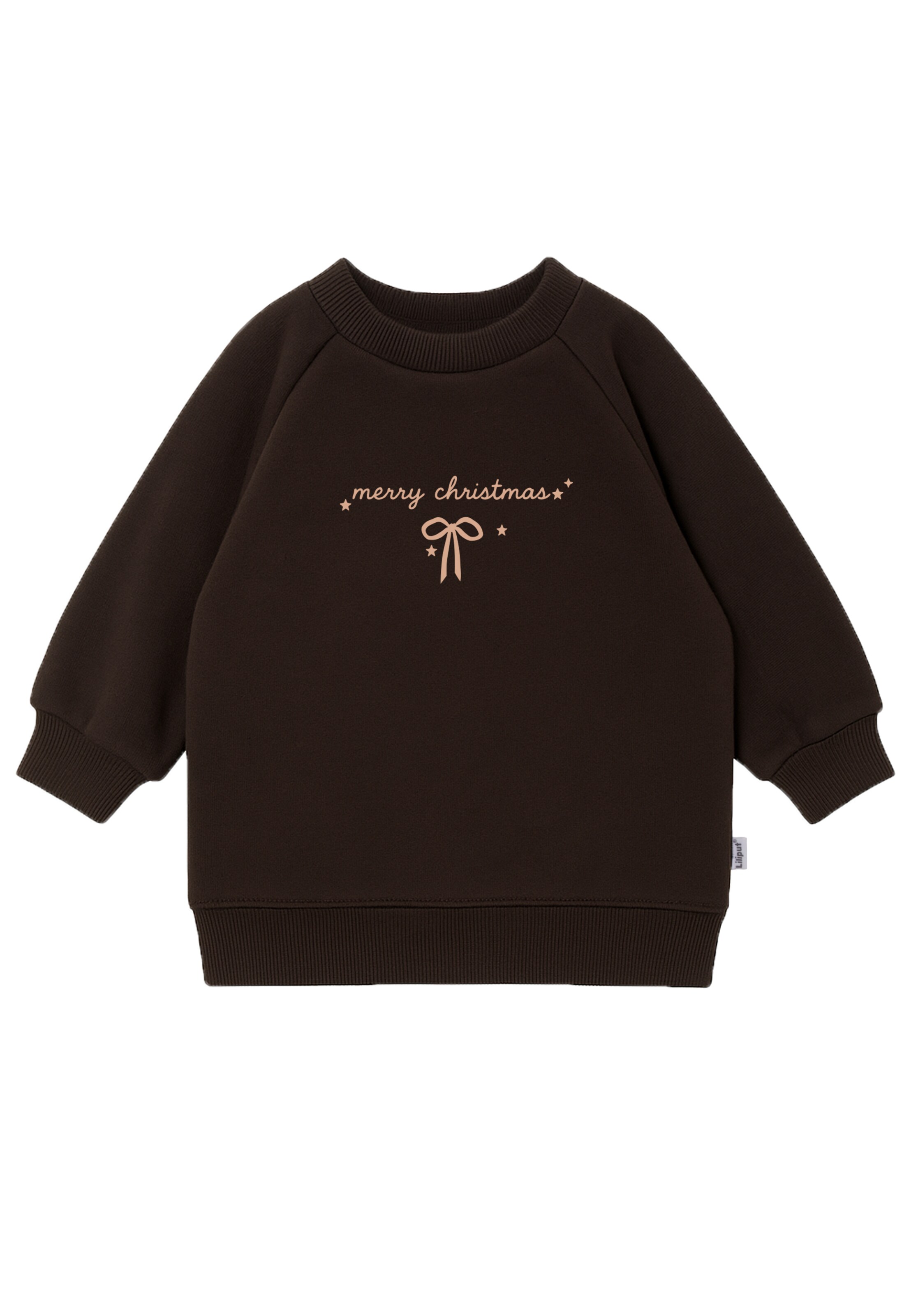 LILIPUT Sweatshirt 'merry christmas' in Braun: Vorderseite