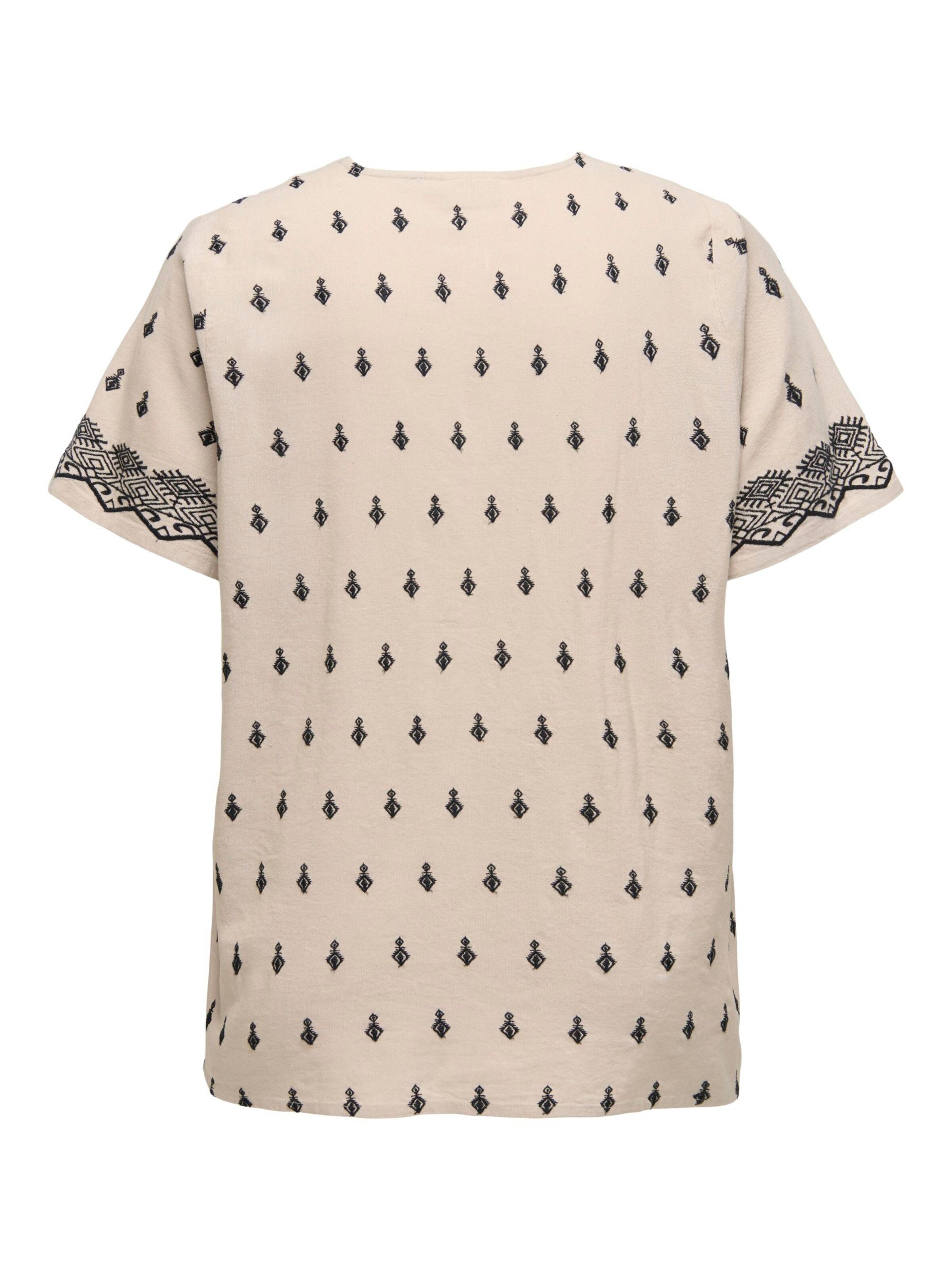 ONLY Carmakoma - Top 'CARSiesta' en beige