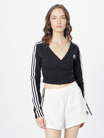 ADIDAS ORIGINALS Shirt 'Adicolor Classics ' in Zwart: voorkant