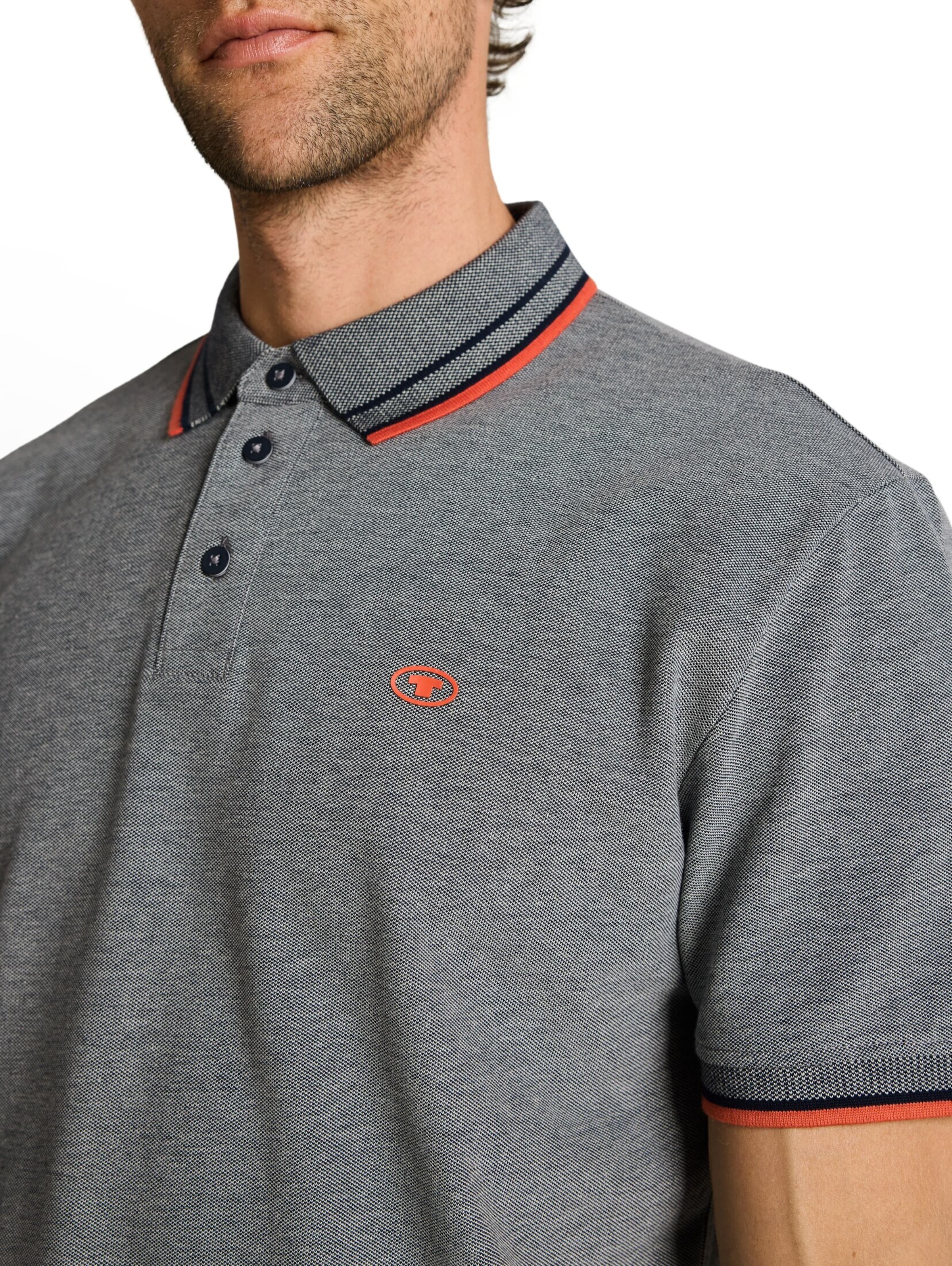 TOM TAILOR Shirt in Grey