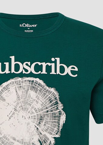 T-Shirt s.Oliver en vert